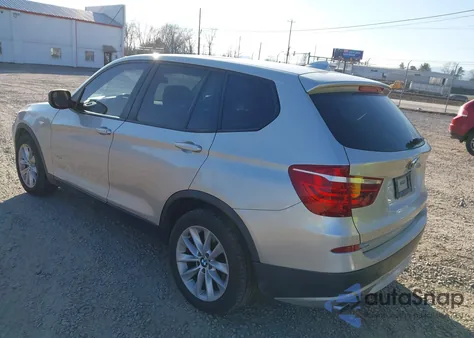 2014 BMW X3 xDrive28I z USA, uszkodzony, nr VIN 5UXWX9C51E0D39408